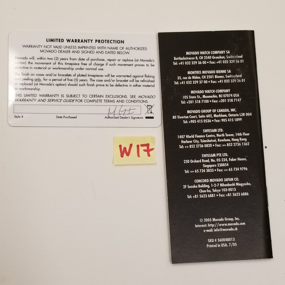 MOVADO WOMEN ONO GOLD PLATED STAILESS STEEL 6 DIAMOND SWISS WATCH Fresh Battery - Picture 11 of 15